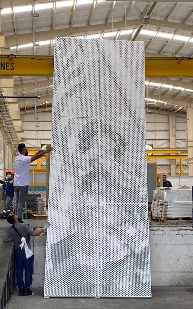 Architectural panel factory assembly