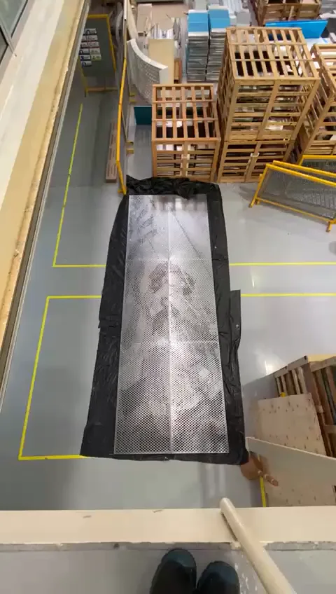 Architectural panel factory layout